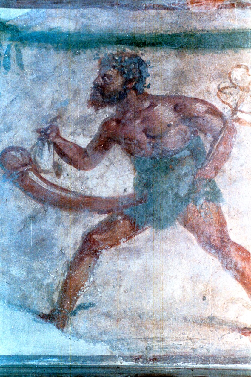 Merkuriuksen seinämaalaus, Pompei, Italia tekijältä Unbekannt