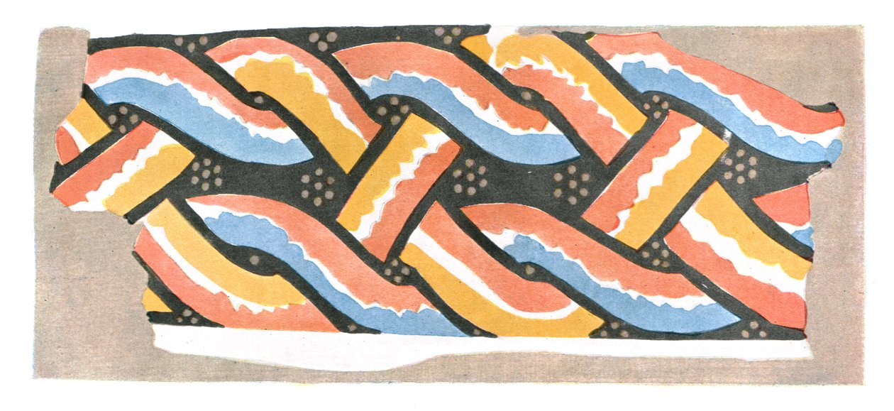 Seinämaalauksia Pyhän Apollon luostarin raunioissa Bawitissa, Egyptissä, 1928. tekijältä Unbekannt