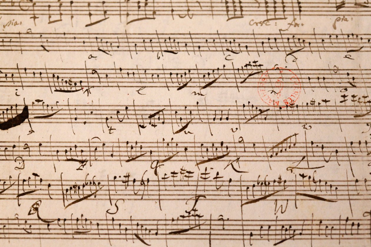 Musiikki, Wolfgang Amadeus Mozart, Pariisi, Ranska tekijältä Unbekannt