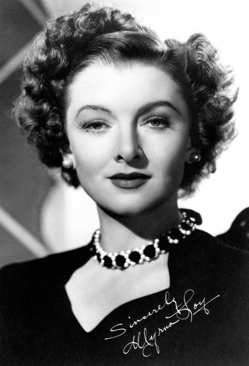 Myrna Loy 1905-1993, yhdysvaltalainen näyttelijä, 1930-1940 tekijältä Unbekannt