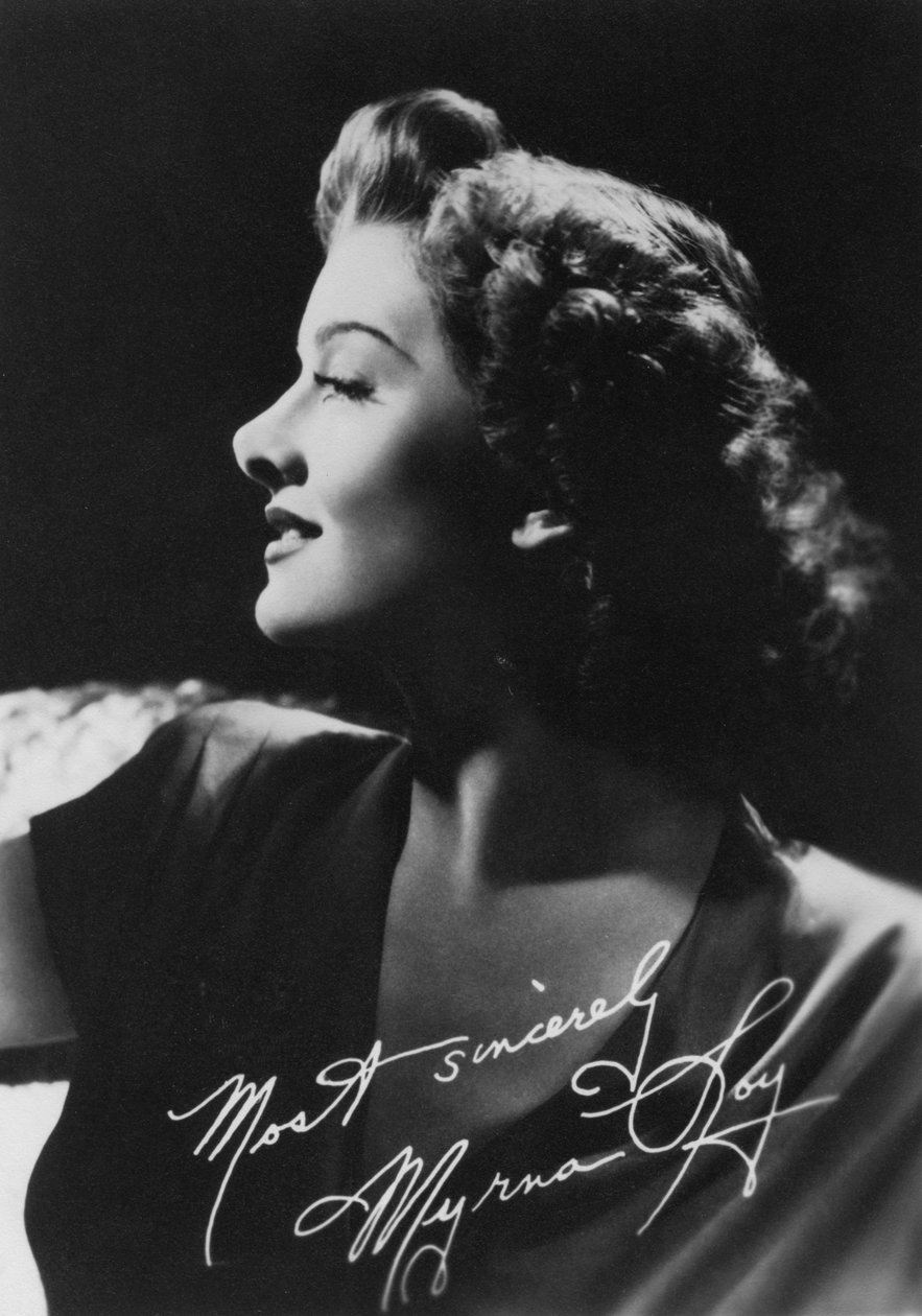 Myrna Loy 1905-1993, yhdysvaltalainen näyttelijä, 1930-luku tekijältä Unbekannt