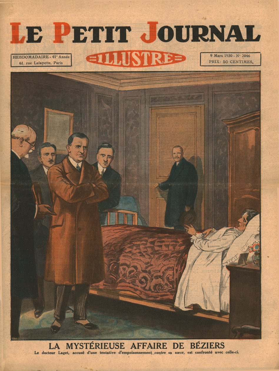 Salaperäinen tapaus Béziersissä, 1930. tekijältä Unbekannt