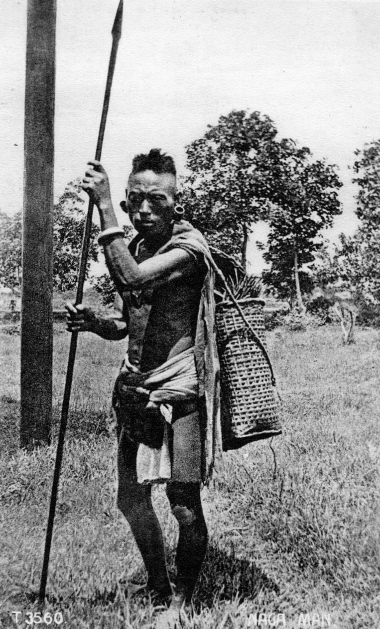 Naga-mies, Intia, 1900-luku tekijältä Unbekannt