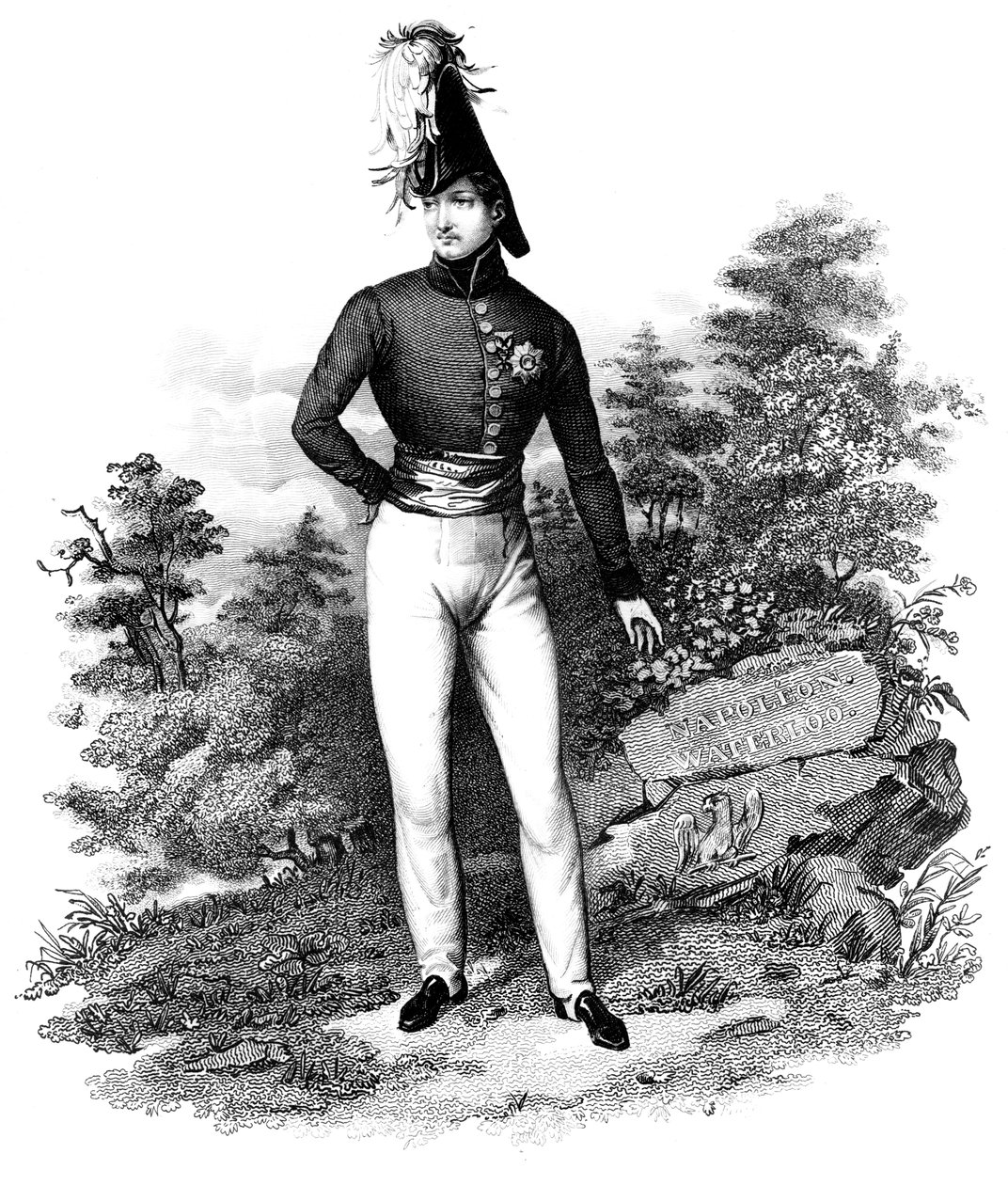 Napoleon Bonaparte, ranskalainen kenraali ja keisari tekijältä Unbekannt