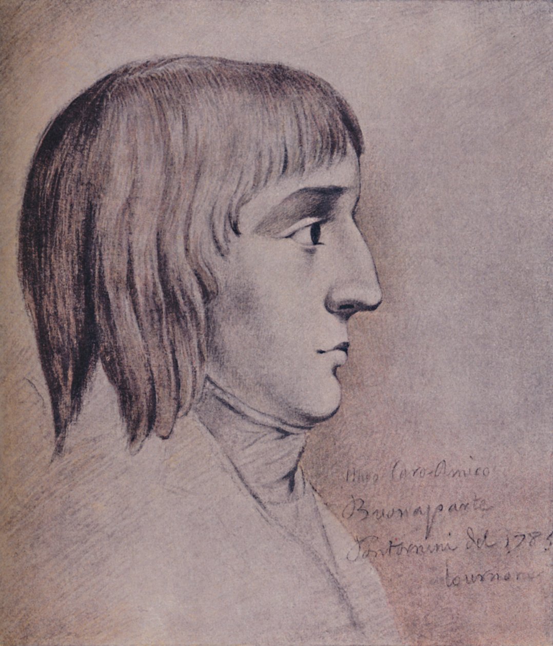 Napoleon Bonaparte vuonna 1785, 16-vuotias, 1896 tekijältä Unbekannt