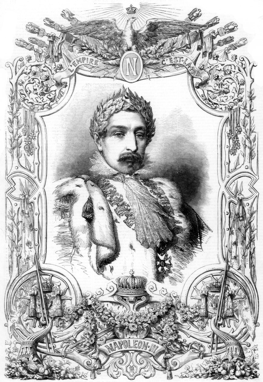 Napoleon III, Ranskan keisari, 1853 tekijältä Unbekannt