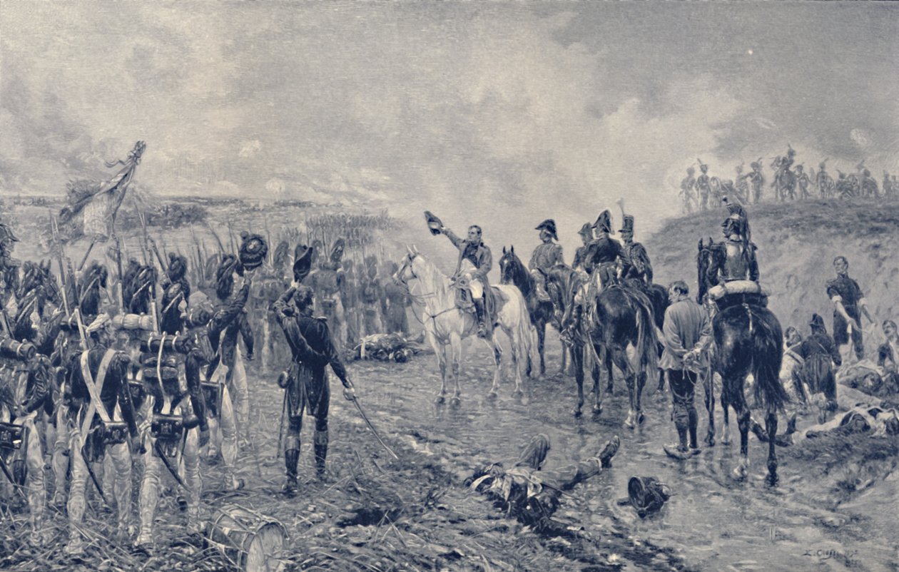 Napoleon ja vanha kaarti ennen Waterloota, 1815, 1896 tekijältä Unbekannt