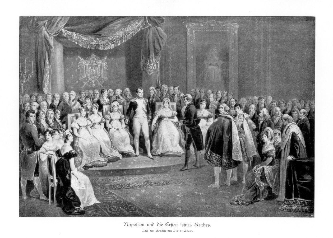 Napoleon ja hänen ensimmäinen valtakuntansa, c1804-1814 tekijältä Unbekannt