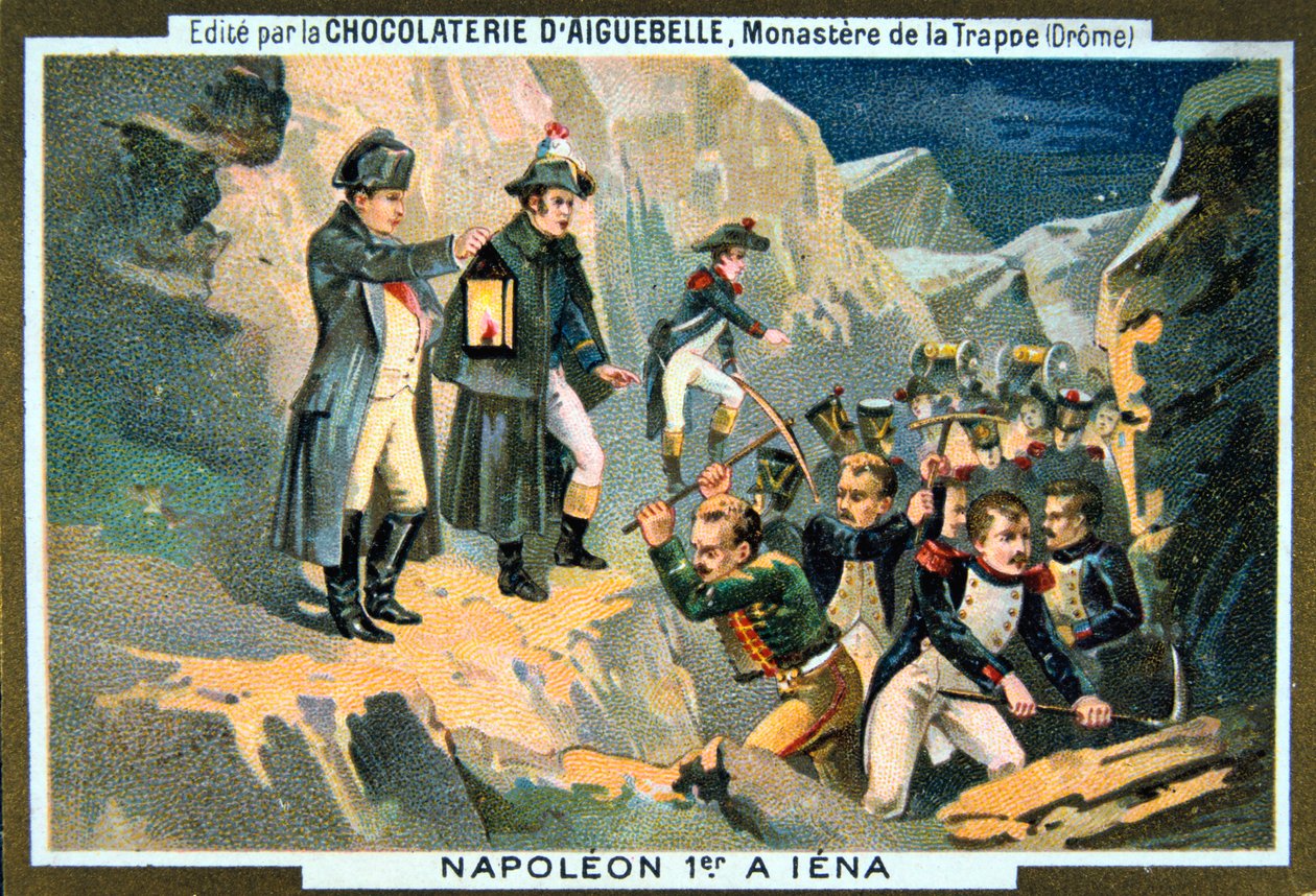 Napoleon Jenan taistelussa 14. lokakuuta 1806, 1800-luku tekijältä Unbekannt