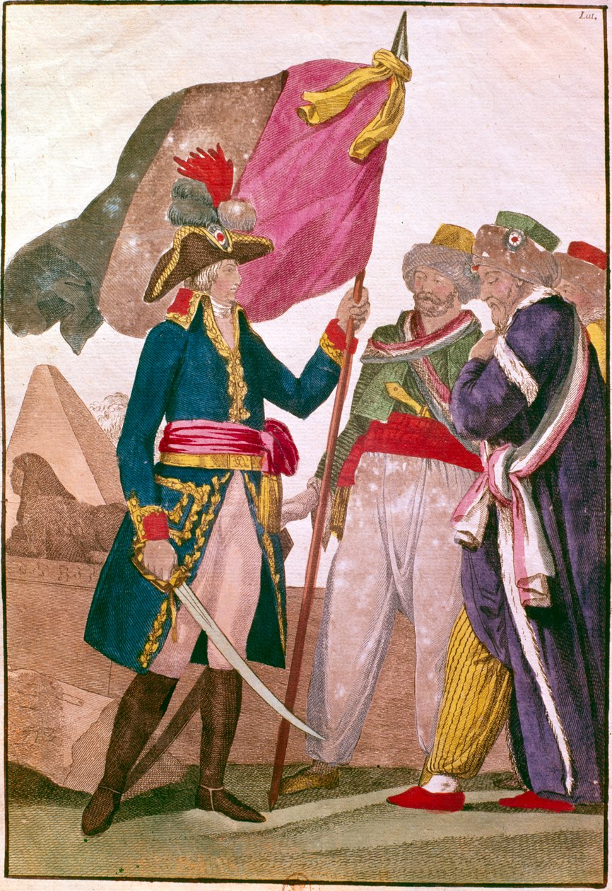Napoleon Egyptissä, 1799 tekijältä Unbekannt