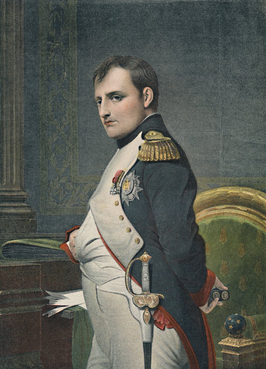 Napoleon in his Study, c1800, 1896 tekijältä Unbekannt