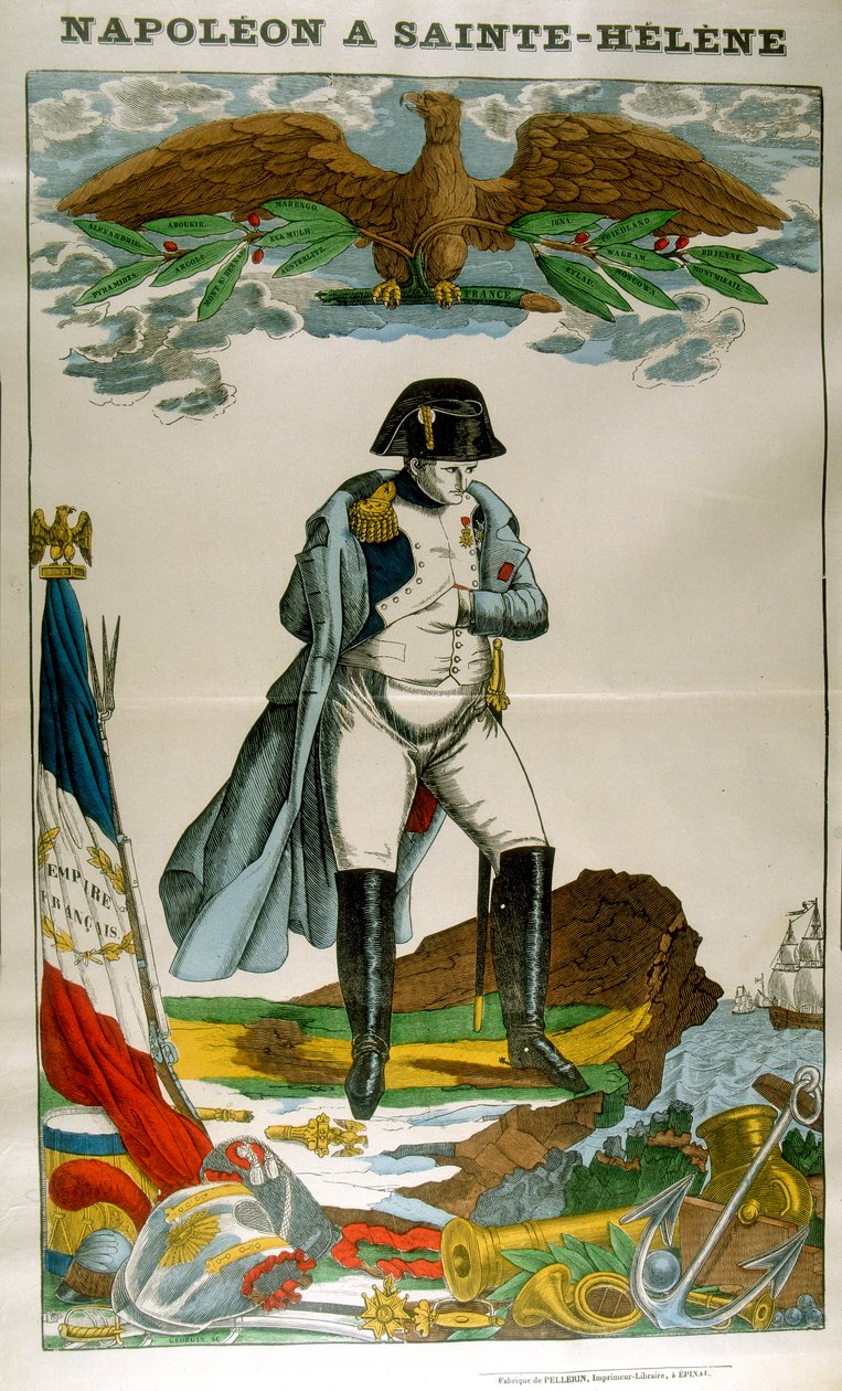 Napoleon Pyhällä Helenalla, 1815-1821 1826 tekijältä Unbekannt