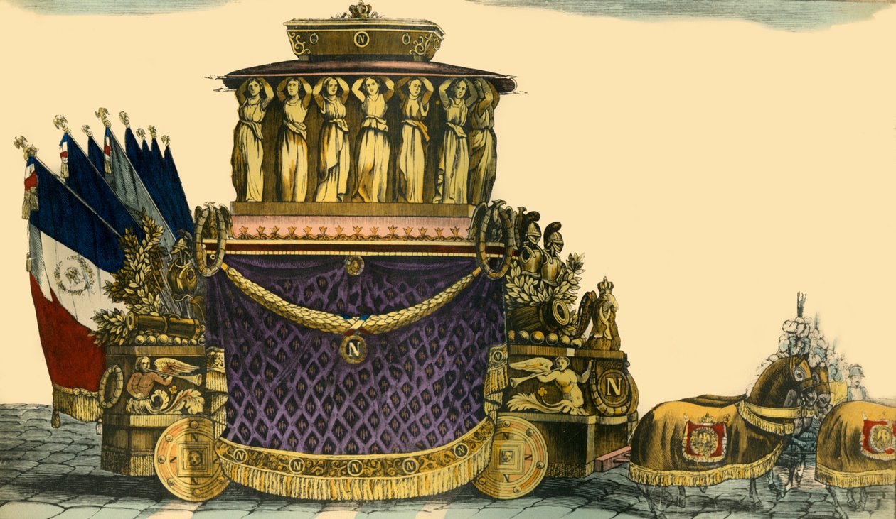 Napoleonin hautausvaunut, 1840, 1921. tekijältä Unbekannt