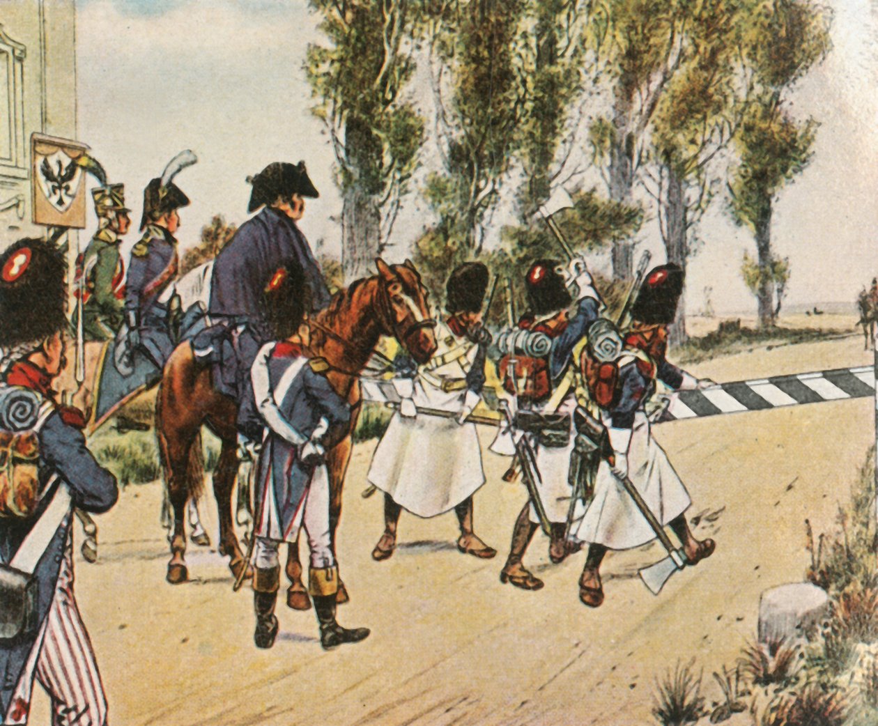 Napoleonin joukot sodan aikana Itävaltaa vastaan, lokakuu 1805, 1936. tekijältä Unbekannt