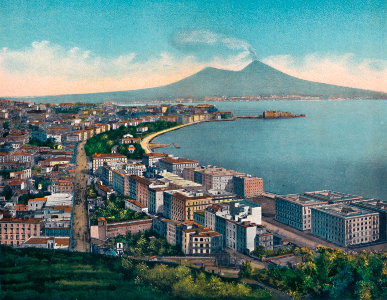 Napoli - Panorama Villa Patriziasta, Vomerosta, Dilla Patriziasta, Vomerosta, c1900. tekijältä Unbekannt