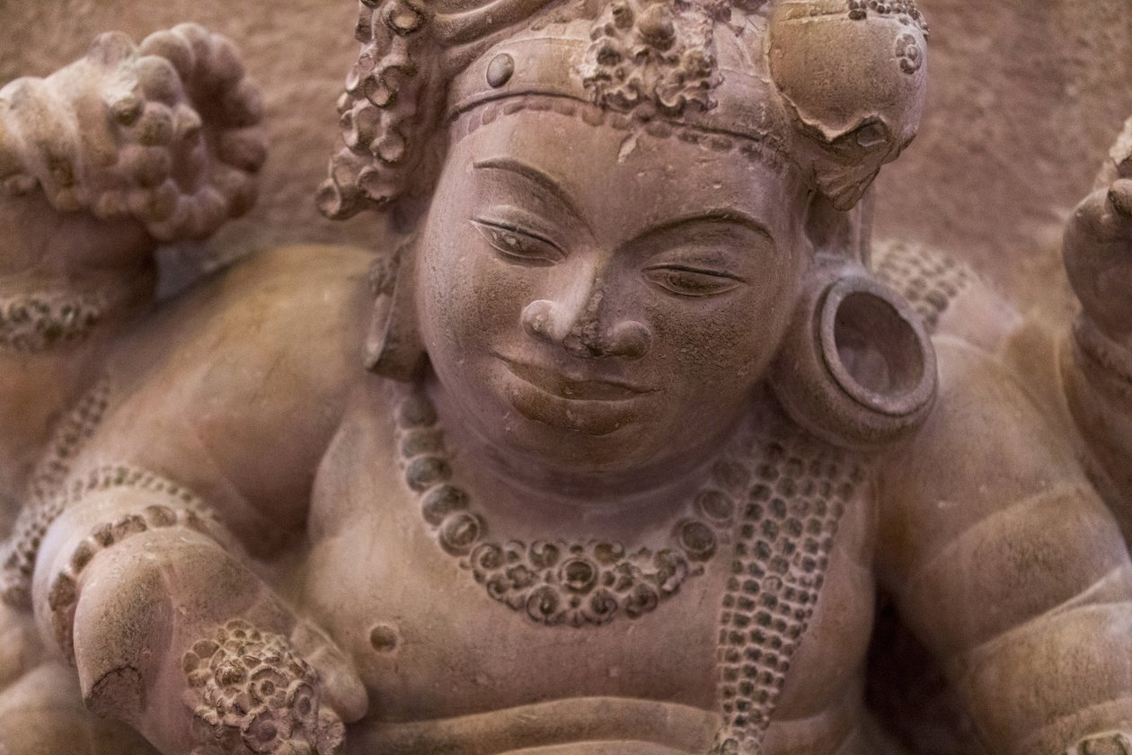 Intian kansallismuseo, Delhi. Shiva Vamana. Nagpur, Maharashtra Kivi. 5. vuosisadalla jKr. Yksityiskohta. Intia. tekijältä Unbekannt