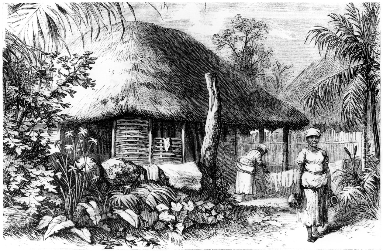 Alkuperäinen asuinpaikka, Santo Domingo, 1873 tekijältä Unbekannt