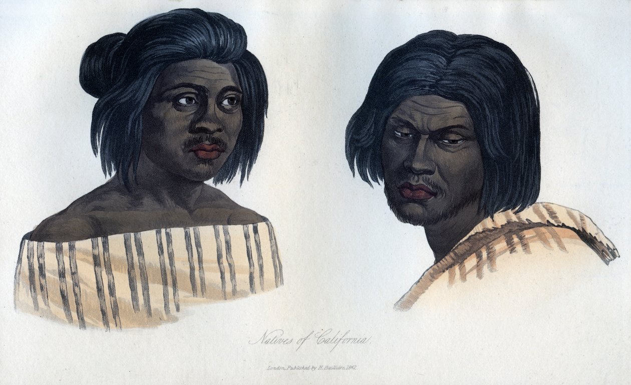 Kalifornian alkuperäisasukkaat, 1848 tekijältä Unbekannt