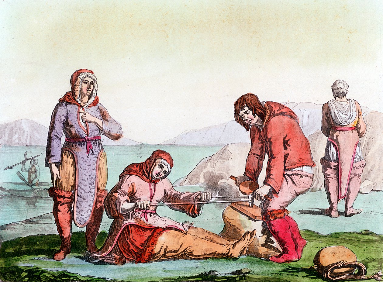 Arktisen alueen alkuperäisasukkaat, 1825-1835 tekijältä Unbekannt