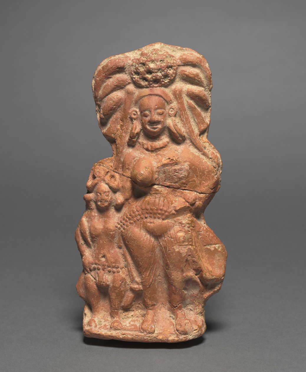 Nature Divinity Yakshi kääpiö Hermafrodiiten kanssa, n. 100 eaa. tekijältä Unbekannt