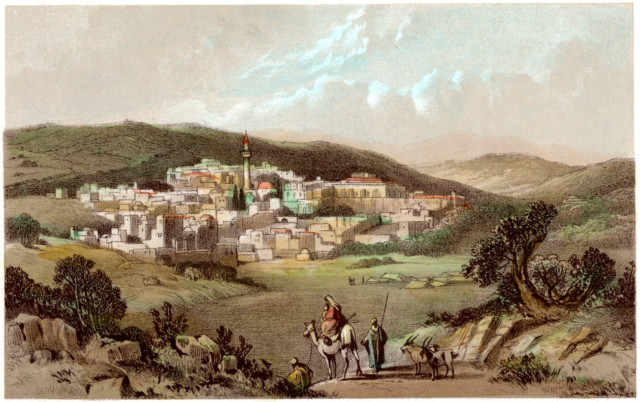 Nasaret, Israel, 1800-luku tekijältä Unbekannt