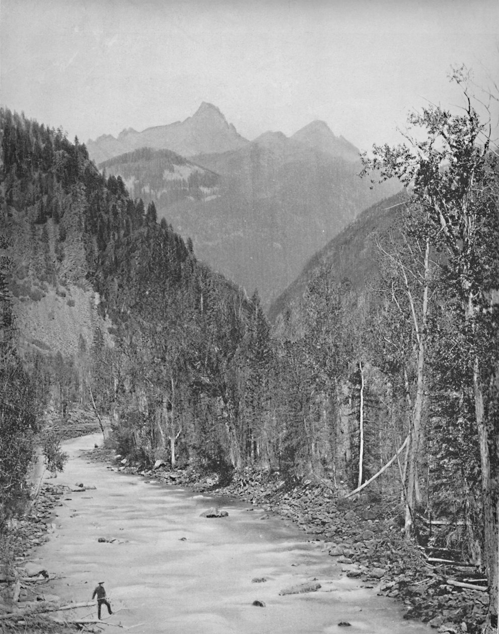 Needle Mountains, Rio de las Animasin kanjoni, vuodelta 1897. tekijältä Unbekannt