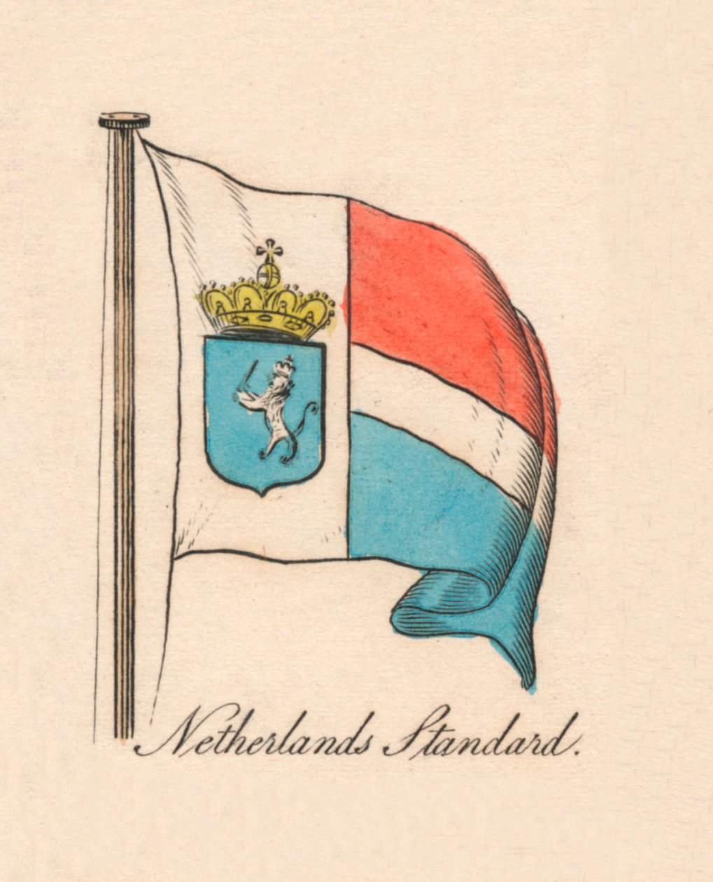 Alankomaiden standardi, 1838 tekijältä Unbekannt