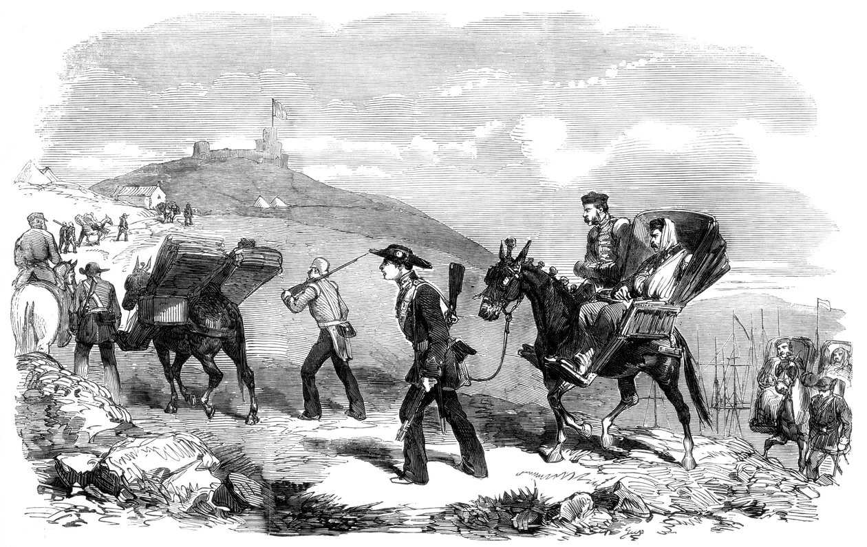 Uusi ambulanssikuljetuspalvelu, 1855 tekijältä Unbekannt