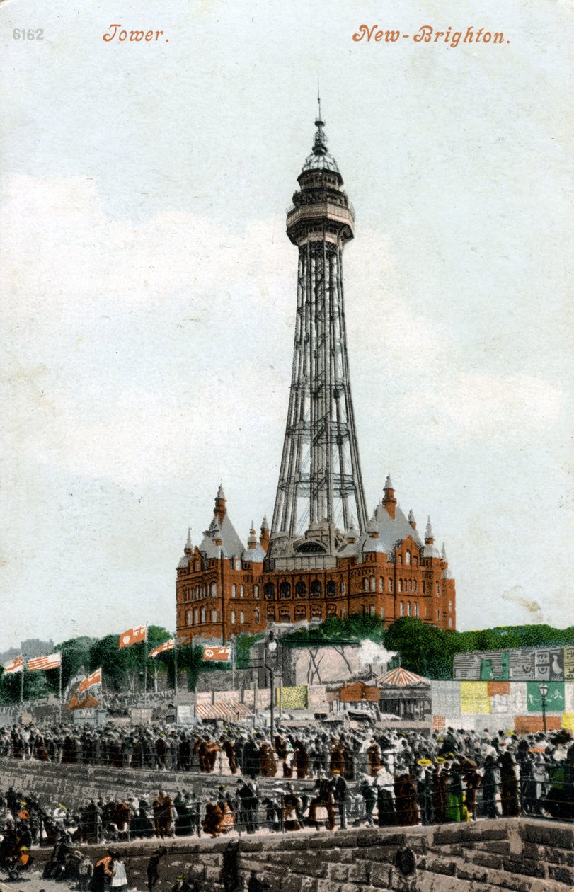 Uusi Brighton Tower, Wallasey, Cheshire, c1898-c1921 tekijältä Unbekannt