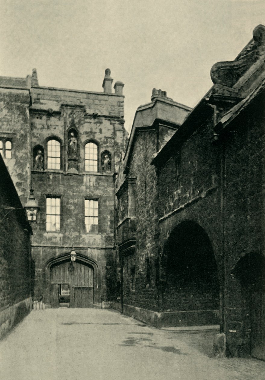 New College Gate and Lane, 1902. tekijältä Unbekannt