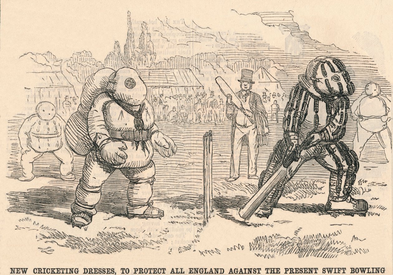 Uudet krikettimekot koko Englannin suojelemiseksi nykyiseltä Swift Bowlingilta, 1854. tekijältä Unbekannt