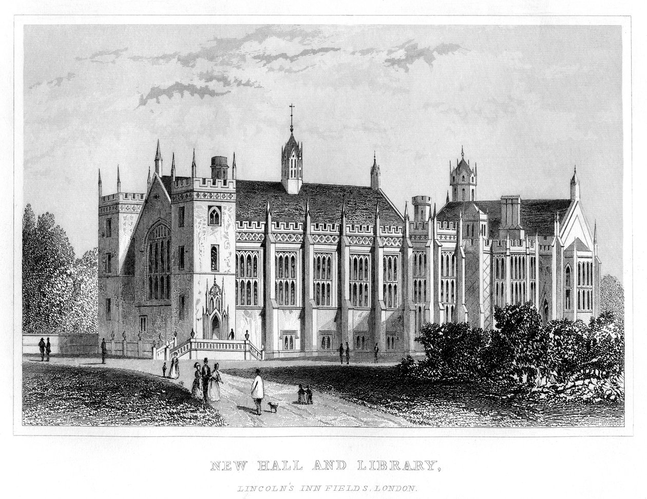 New Hall and Library, Lincolns Inn Fields, Lontoo tekijältä Unbekannt