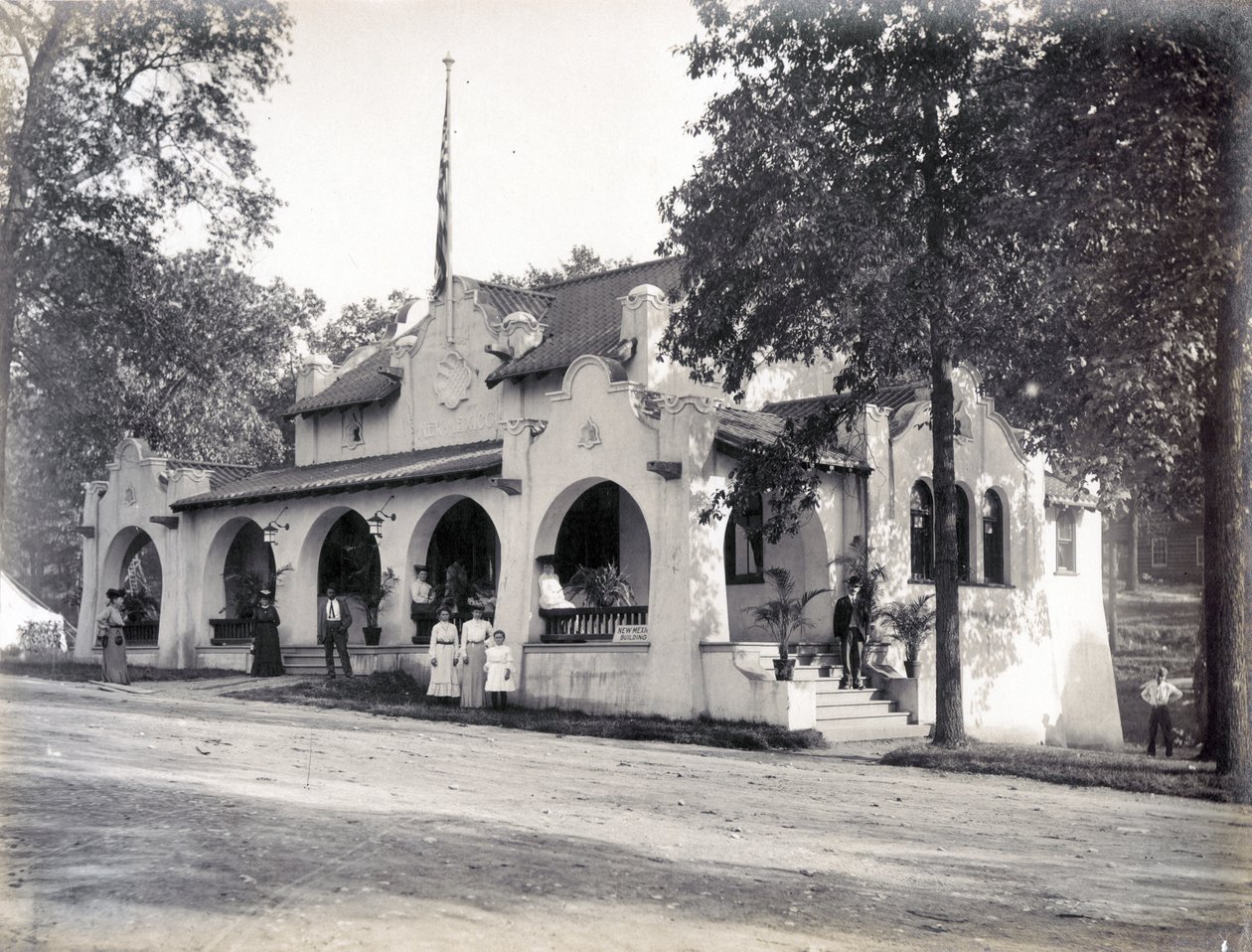 New Mexicon osavaltion rakennus vuoden 1904 maailmannäyttelyssä tekijältä Unbekannt