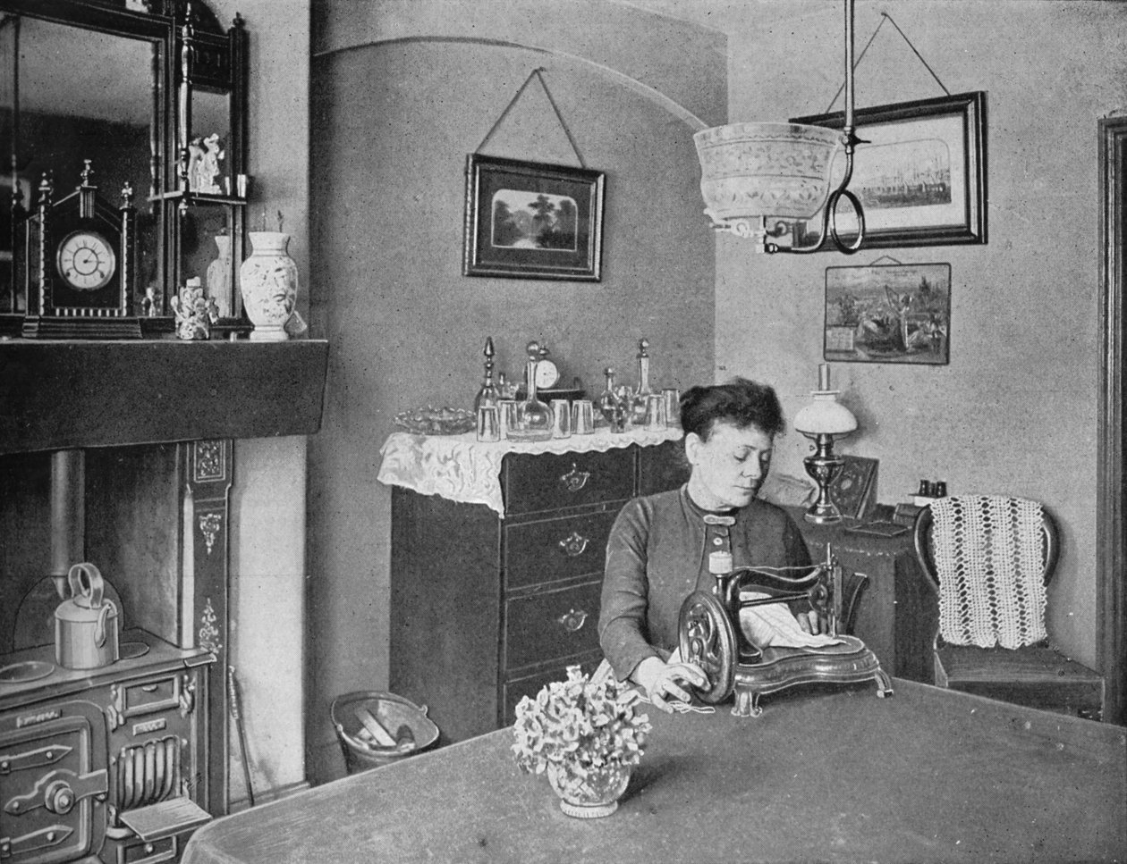 Uusi huone malliasunnossa, Lontoo, c1900 1901 tekijältä Unbekannt