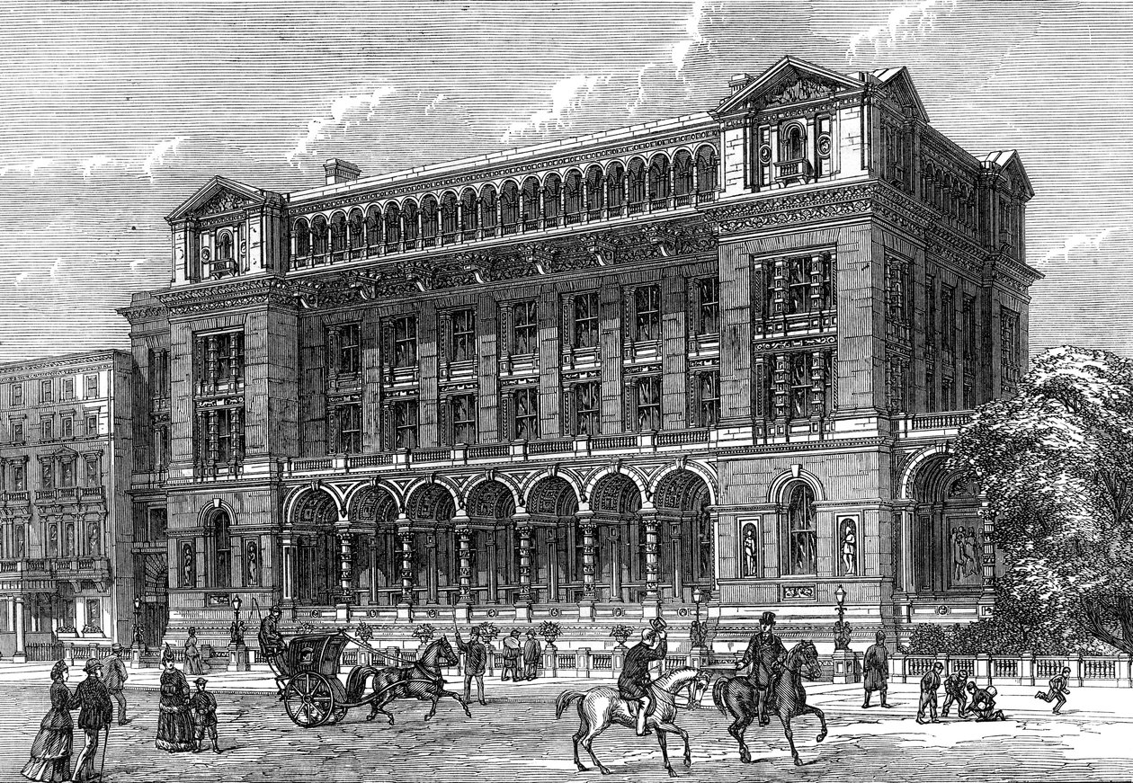 Uudet tiedekoulut, South Kensington, Lontoo, 1800-luku tekijältä Unbekannt