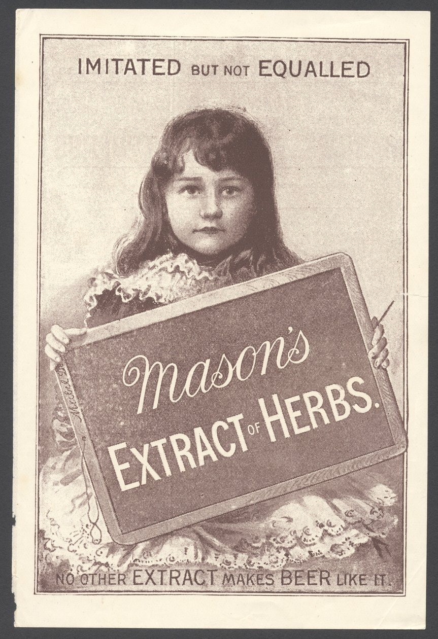 Newball & Mason -yrttiuute, 1890-luku tekijältä Unbekannt