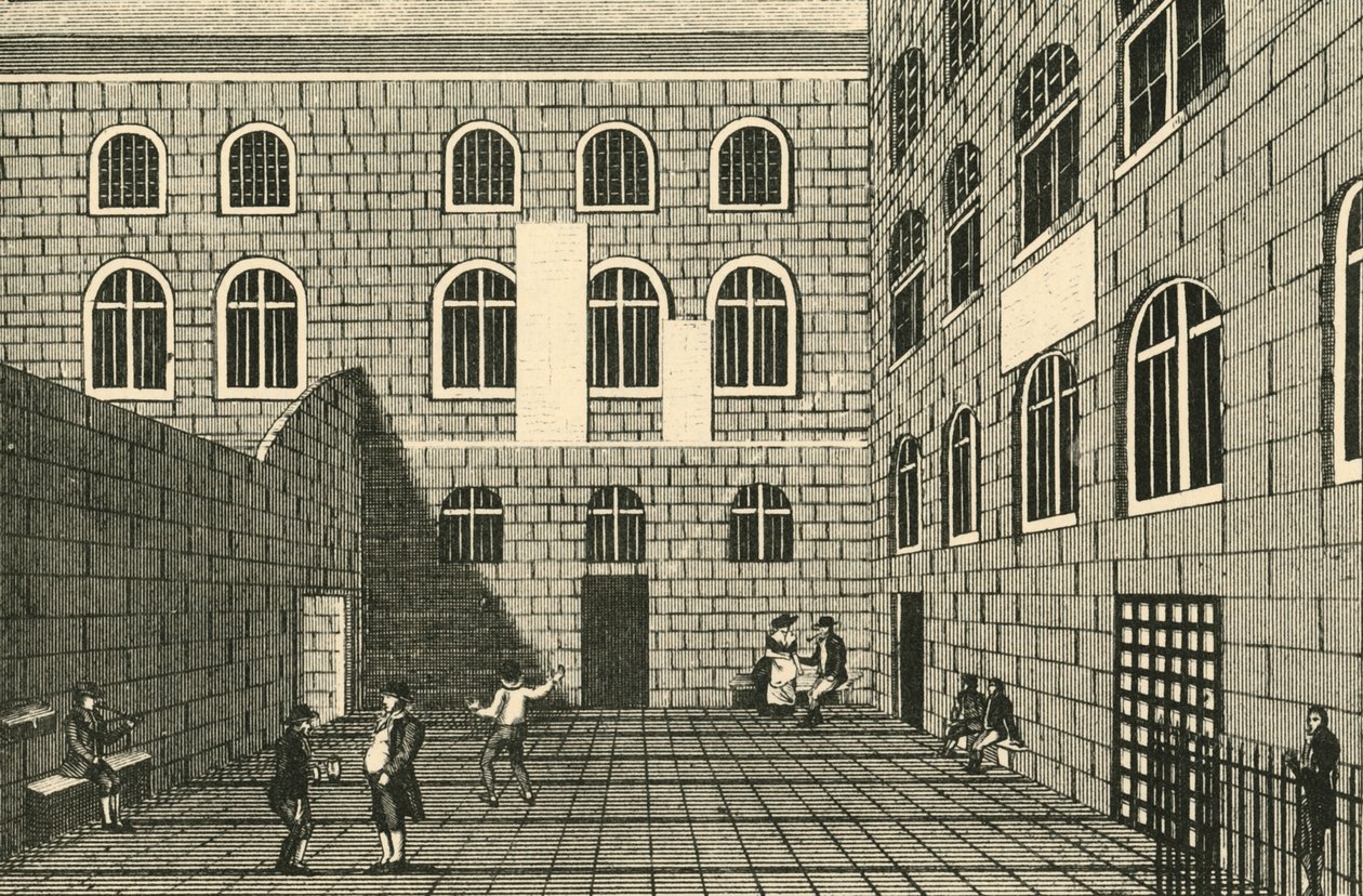 Newgate, Inner Court, 1700-luku, 1925. tekijältä Unbekannt