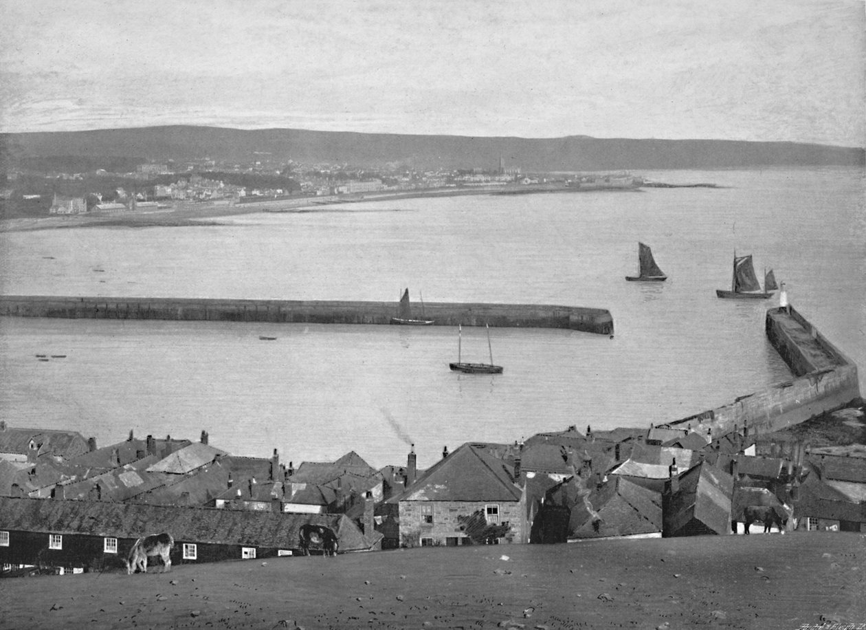 Newlyn, lähellä Penzancea, 1896 tekijältä Unbekannt