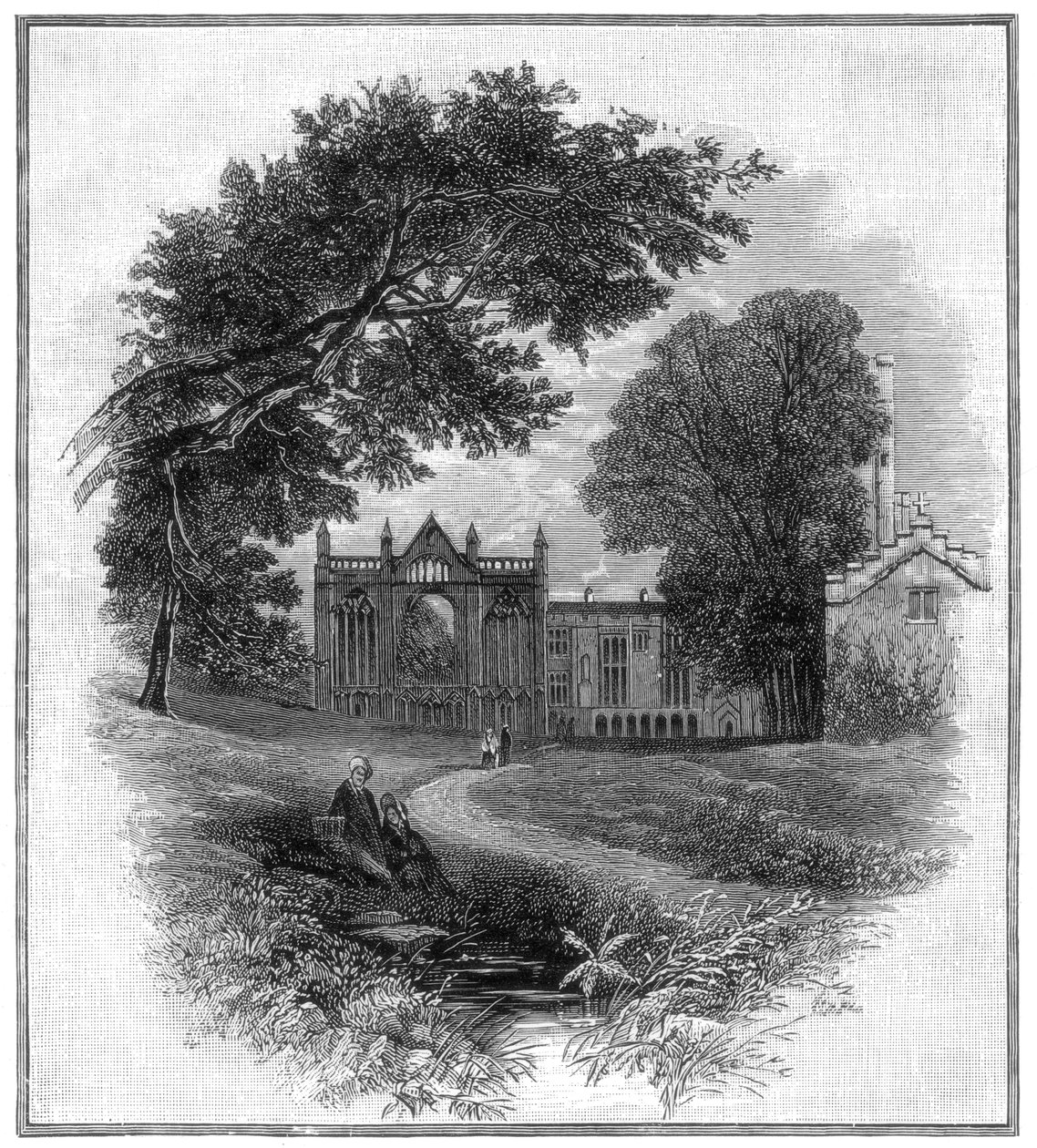 Newstead Abbey, Lord Byronin esi-isien koti, 1888 tekijältä Unbekannt