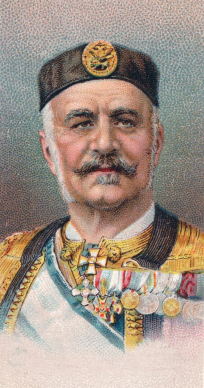 Nikolai I 1841-1921, Montenegron kuningas, 1917 tekijältä Unbekannt