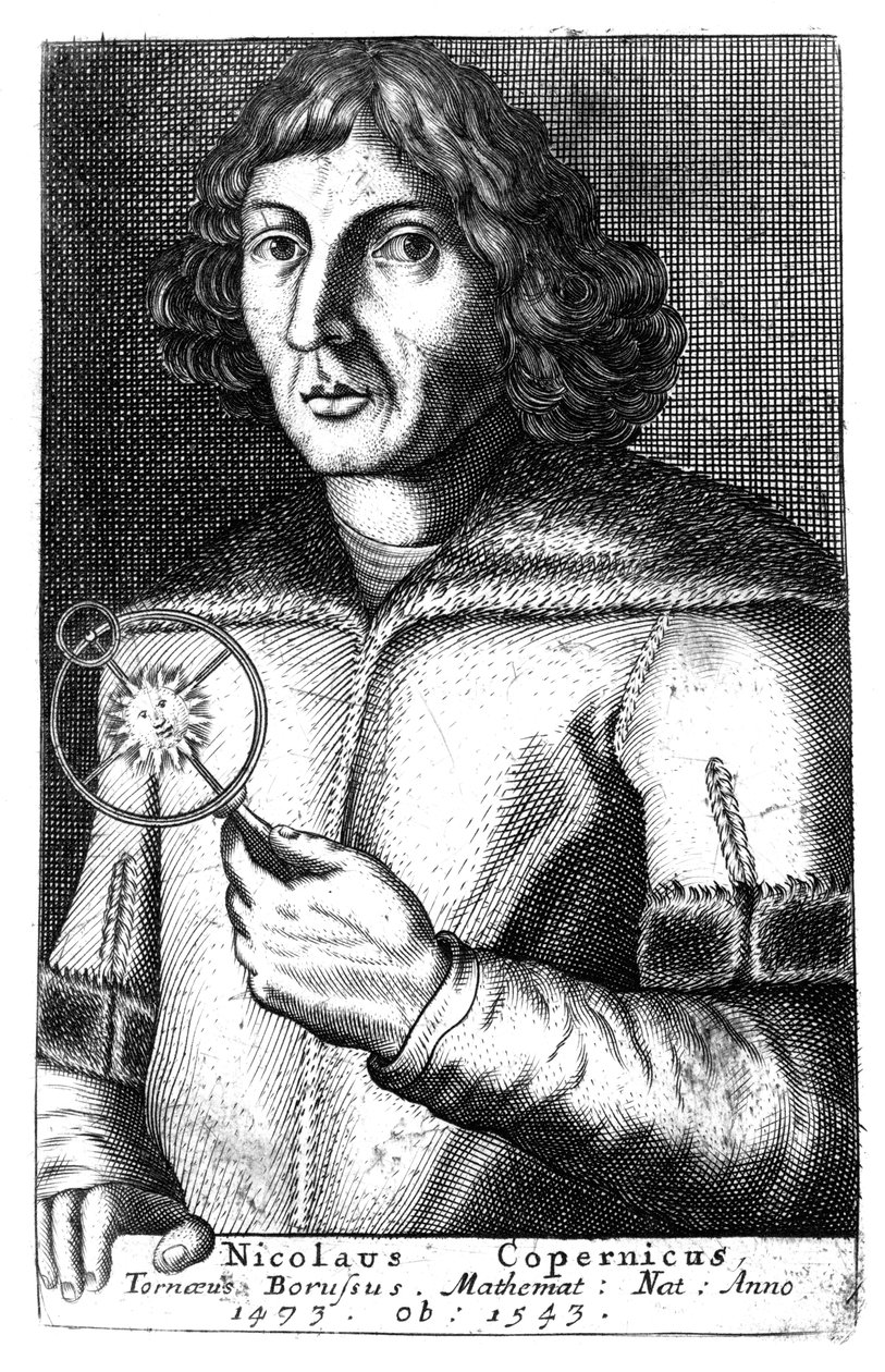 Nicolaus Copernicus, puolalainen tähtitieteilijä ja matemaatikko tekijältä Unbekannt