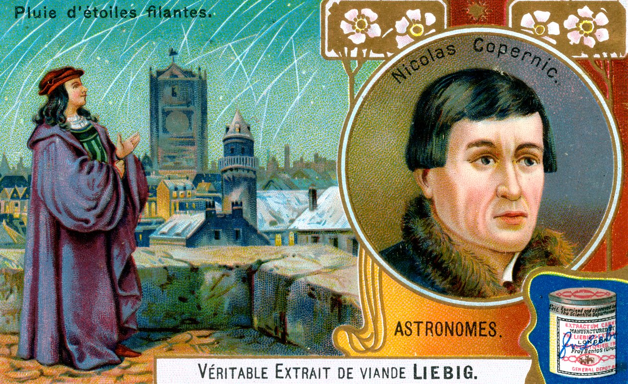 Nicolaus Copernicus, puolalainen tähtitieteilijä ja matemaatikko, vuonna 1900 tekijältä Unbekannt