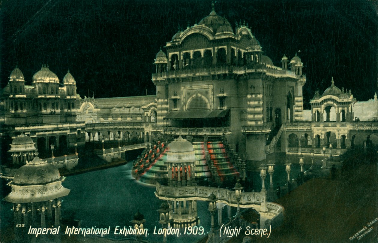 Yönäkymä Imperial International Exhibition -näyttelyssä, White City, Lontoo, 1909 tekijältä Unbekannt