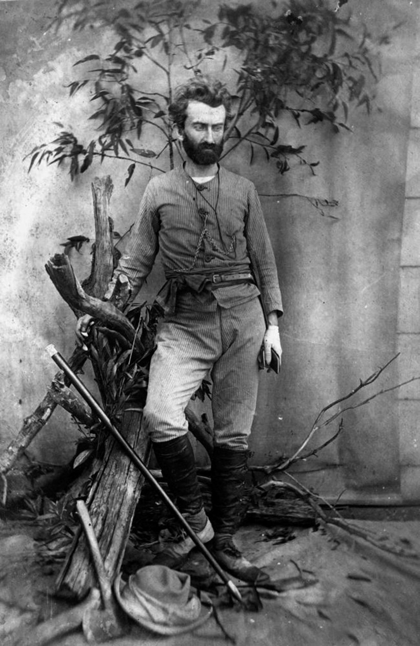 Nikolai Nikolaevich Miklukho-Maklai, venäläinen antropologi, Queensland, Australia, c1880 tekijältä Unbekannt