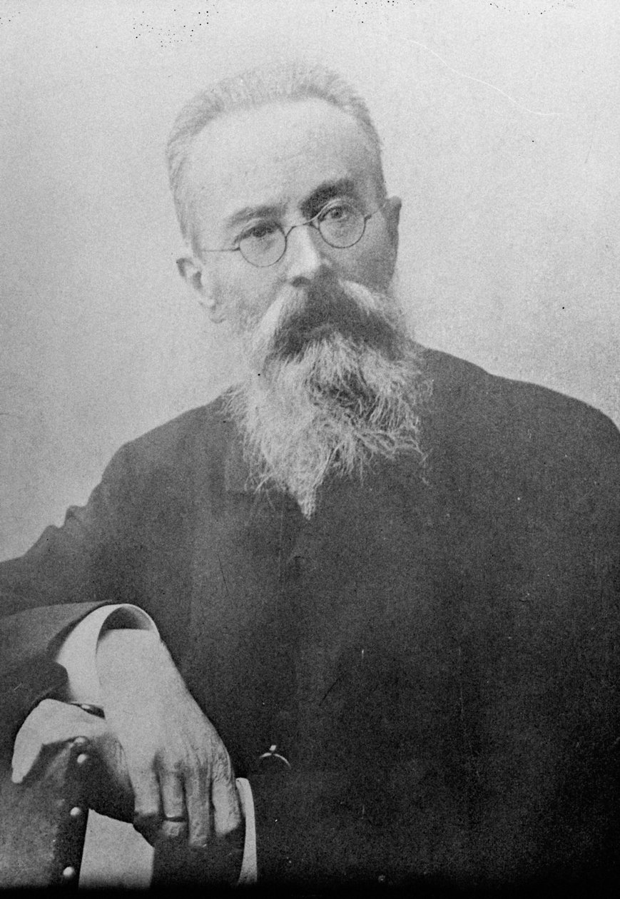 Nikolai Rimski-Korsakov, venäläinen säveltäjä, 1890-luku tekijältä Unbekannt