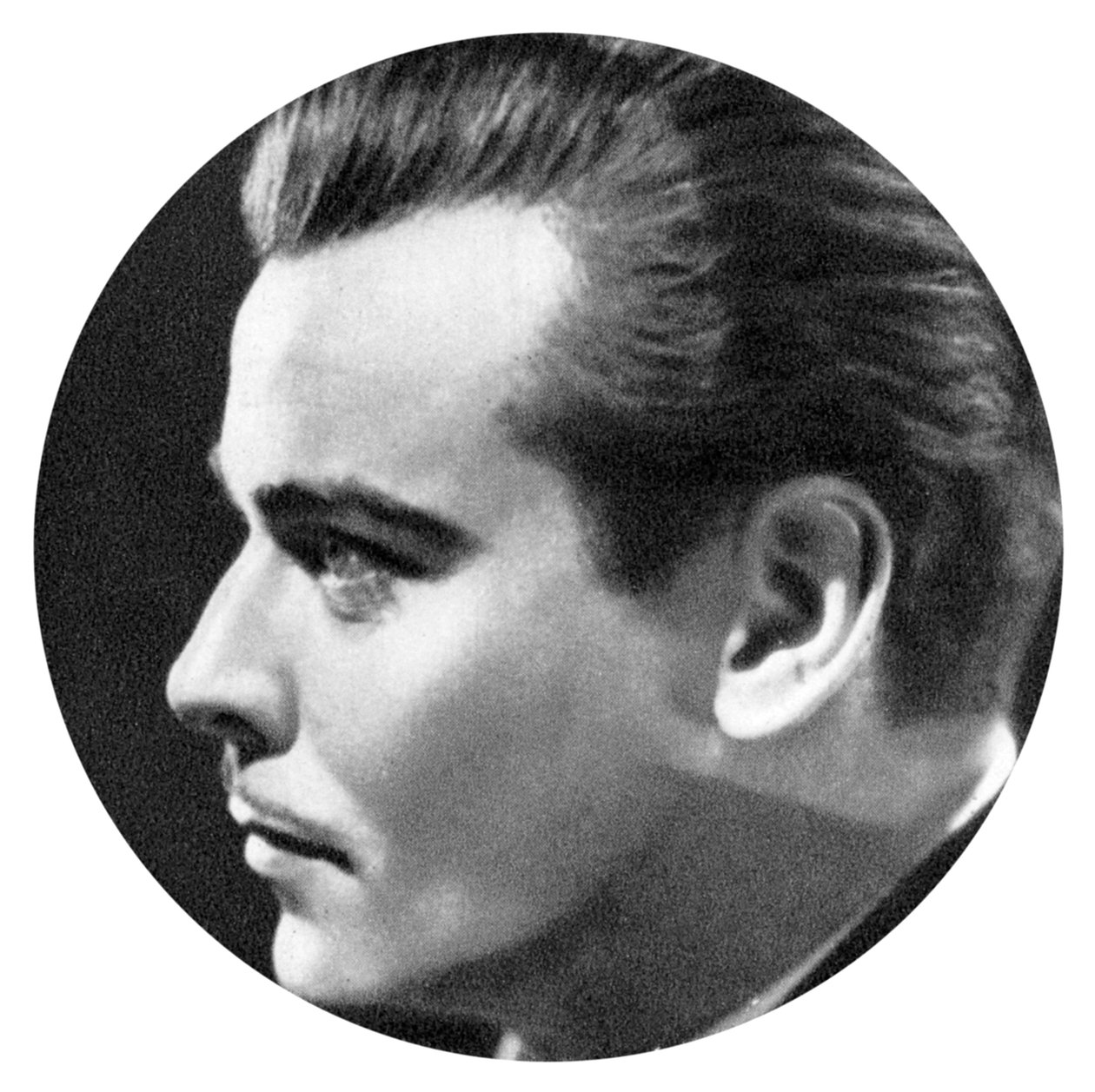 Nils Asther, tanskalaissyntyinen ruotsalainen näyttelijä ja elokuvanäyttelijä, 1934-1935 tekijältä Unbekannt