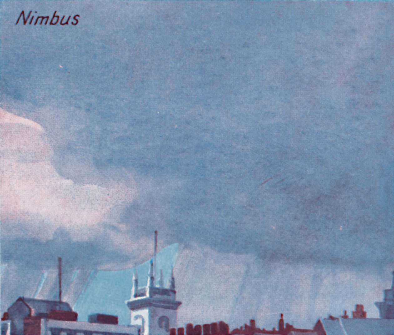 Nimbus - Kymmeniä tärkeimmistä pilvimuodoista taivaalla, 1935 tekijältä Unbekannt