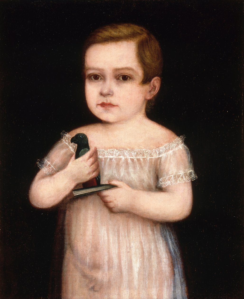 Niño con Cotorra de Juguete tekijältä Unbekannt
