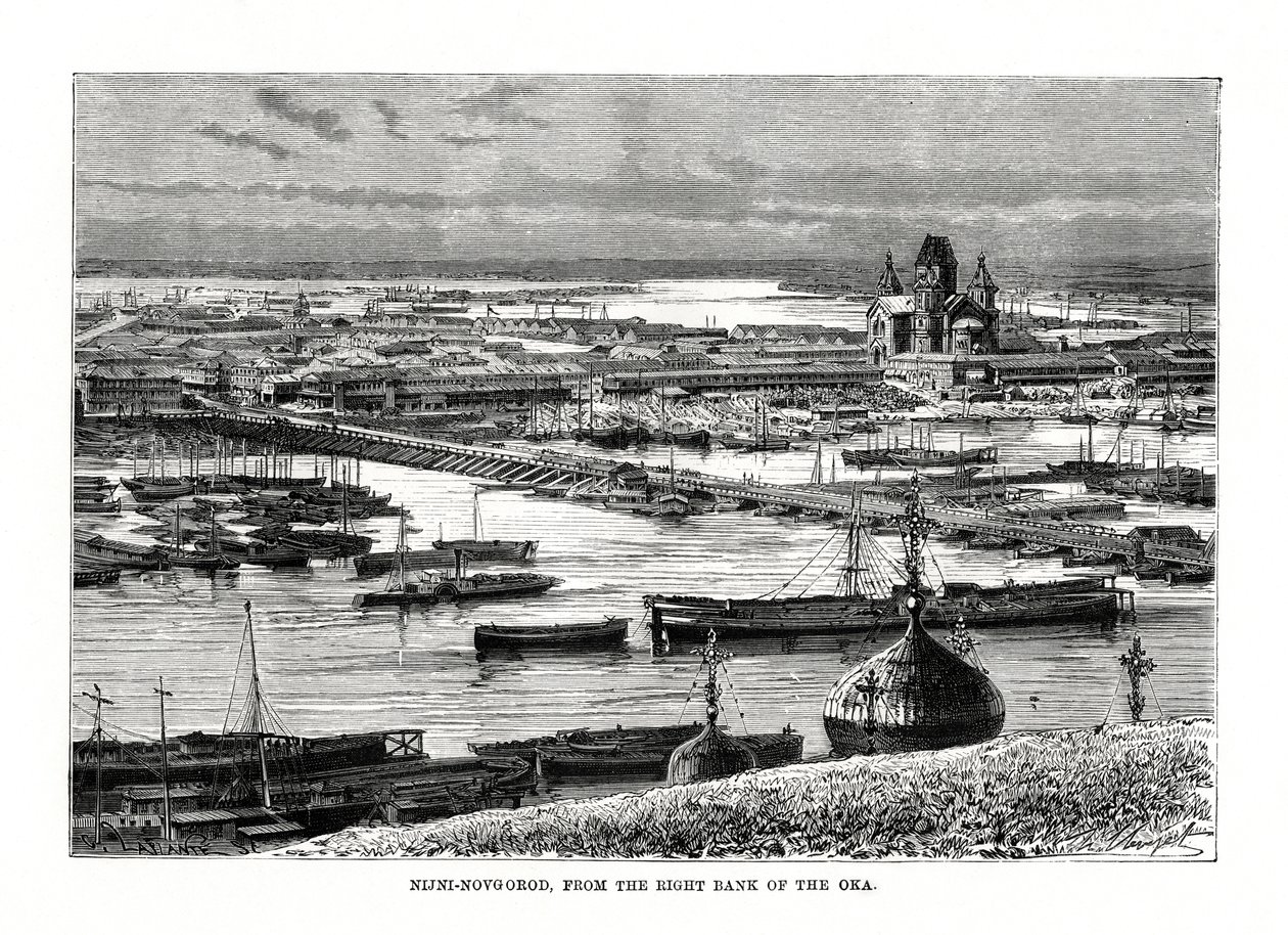 Nižni Novgorod, Venäjä, 1879 tekijältä Unbekannt