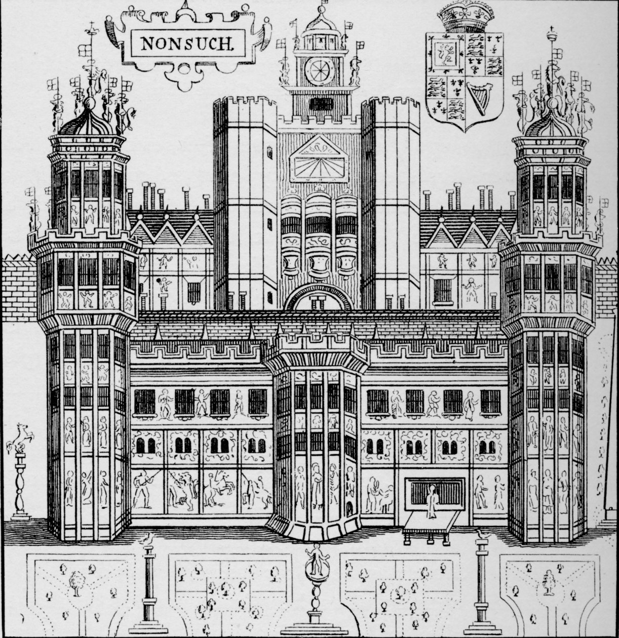 Nonsuch House, Lontoo, n. 1845 1904 tekijältä Unbekannt